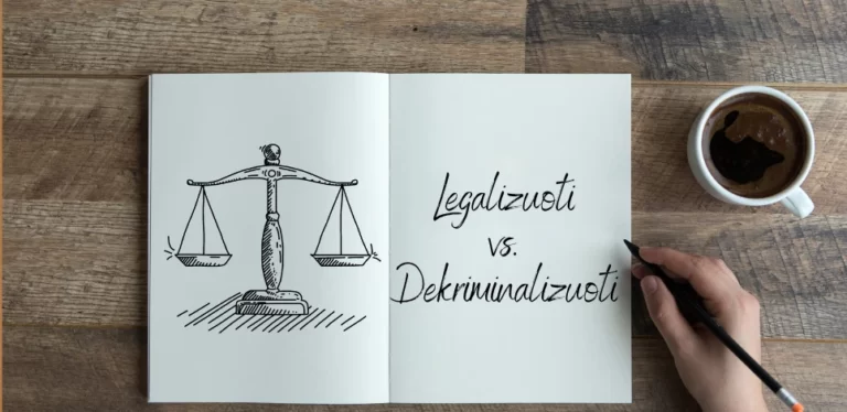 Kuo skiriasi narkotikų dekriminalizavimas ir legalizavimas